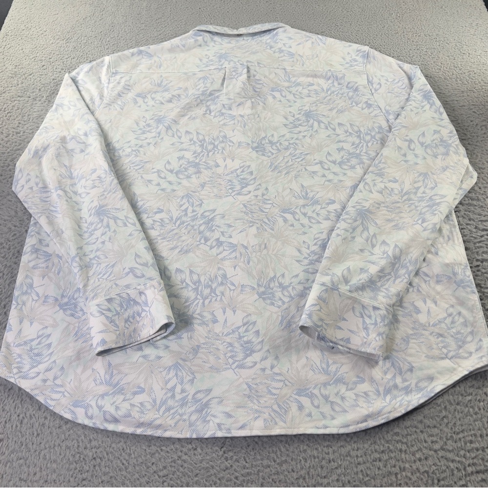 Tommy Bahama The San Lucio Stretch Shirt Mens XXL White Floral Button IslandZone - Picture 6 of 11